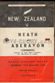 Neath & Aberavon v New Zealand 1954 rugby  Programmes